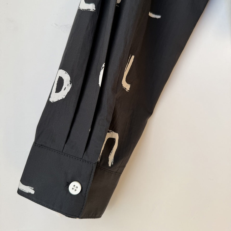 レイヤード風 プリントシャツ BPS-26037 [Bell Pony]