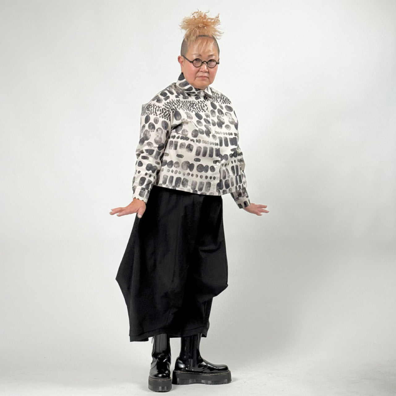 立体デザイン ワイドパンツ BPS-26059 [Bell Pony]