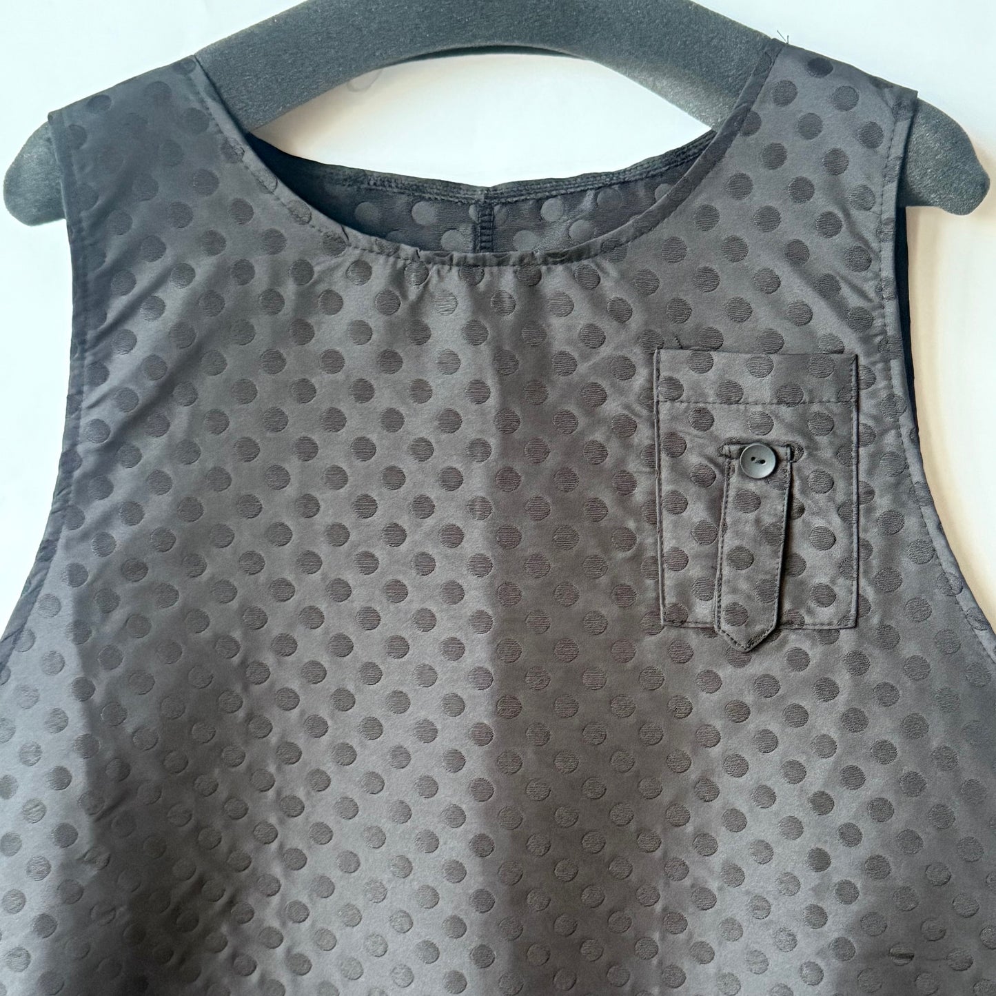 《セットアップ》 無地ロングTシャツ+水玉柄ベスト BPA-25283 [Bell Pony]