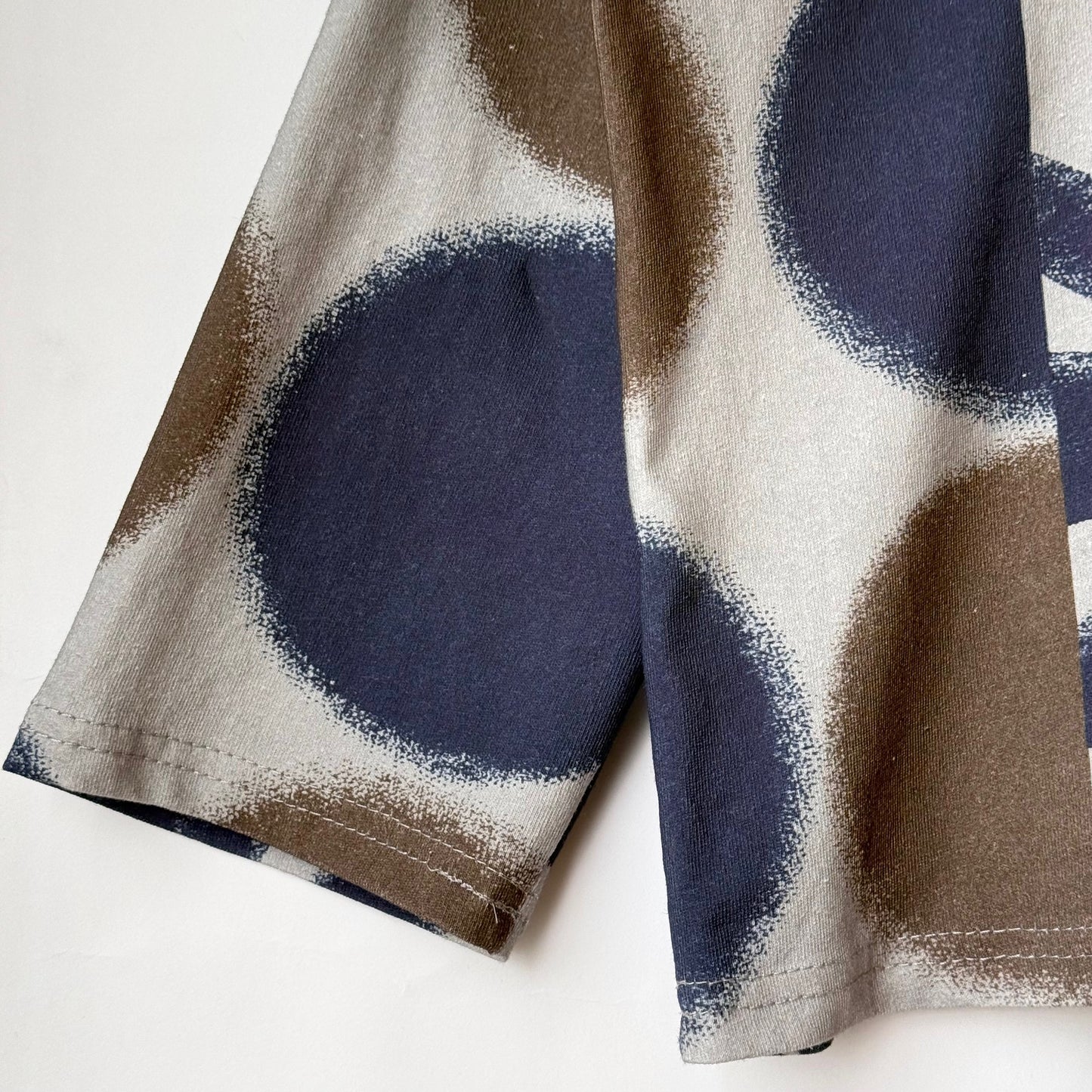 ドット×フラワープリント ロングTシャツ BPA-25268 [Bell Pony]