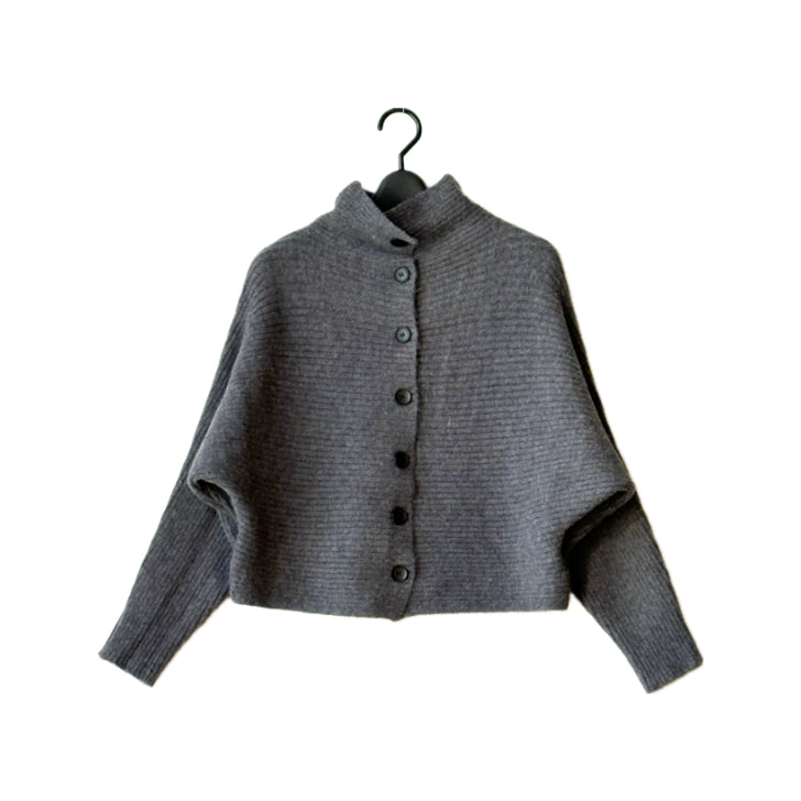 リブ編みニットカーディガン BPW-25651 [Bell Pony]