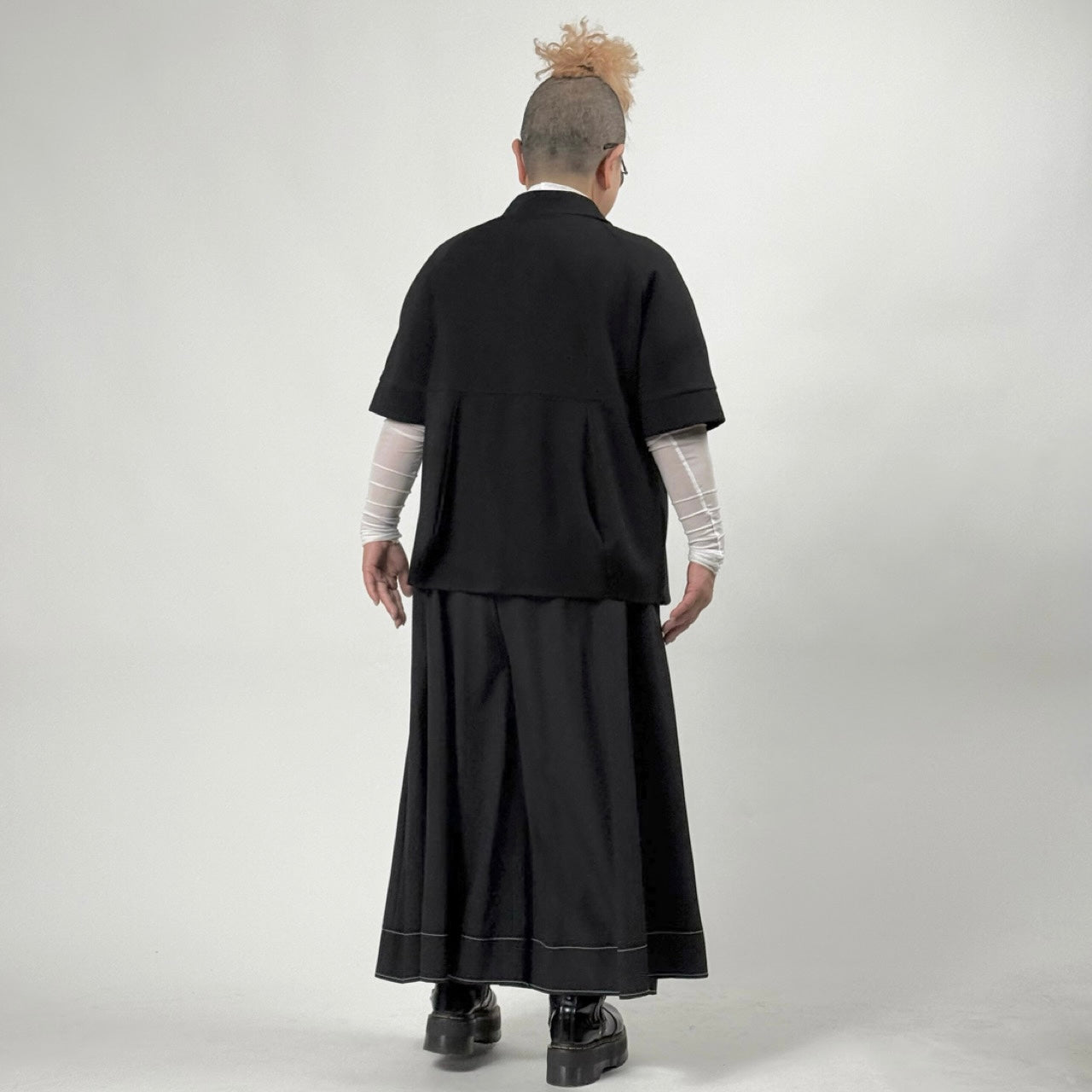 シャツジャケット 五分袖 BPS-26190 [Bell Pony]