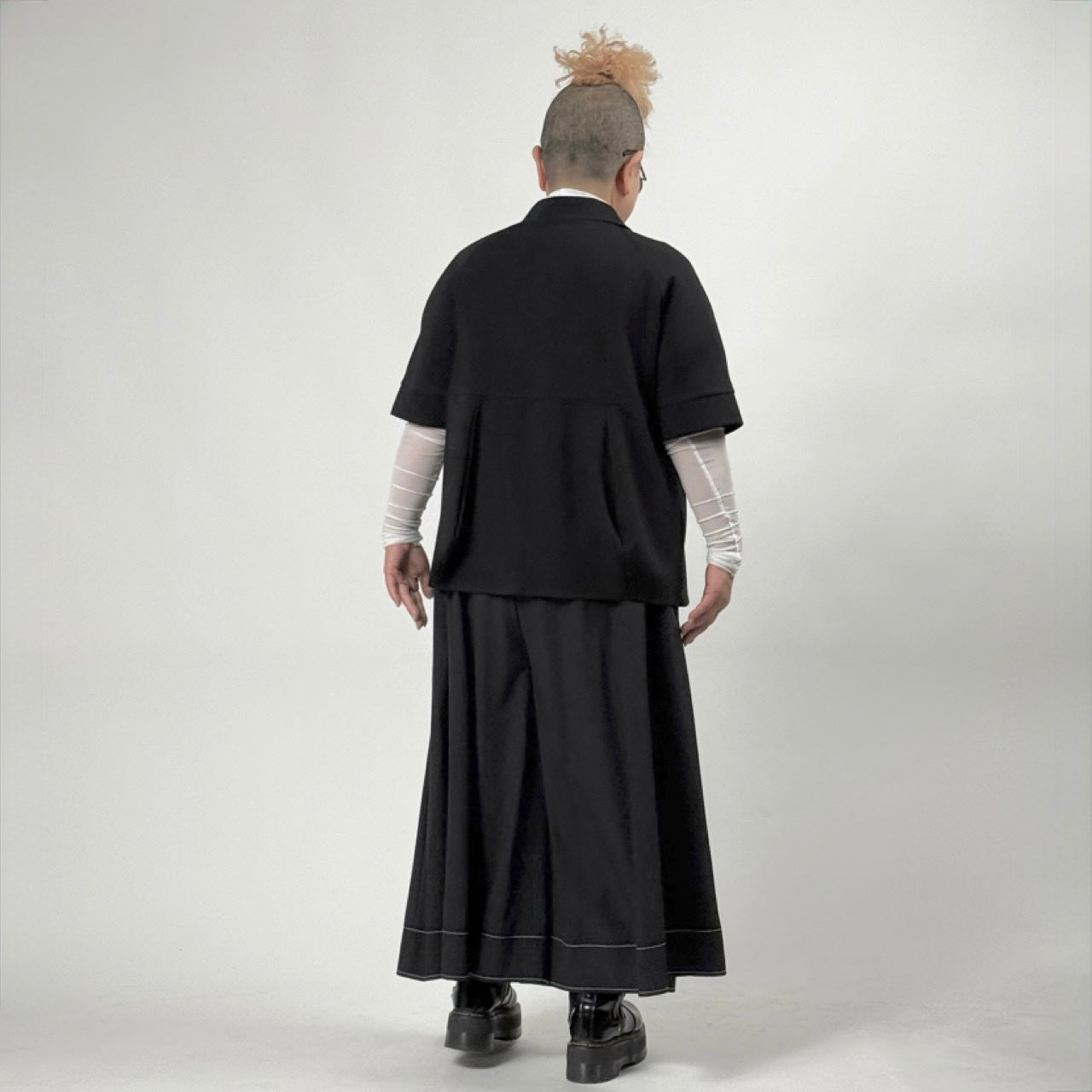 ステッチデザイン ワイドパンツ BPS-26076 [Bell Pony]