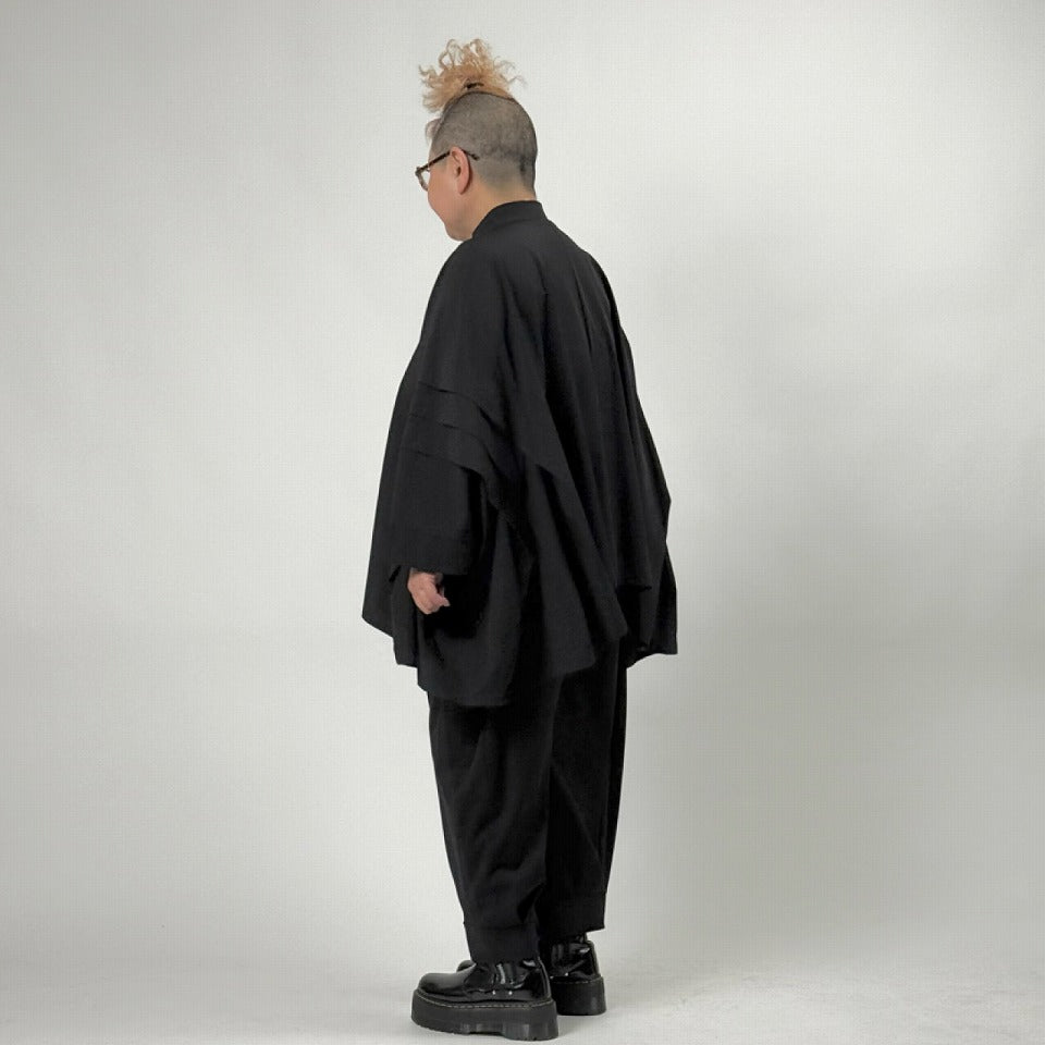 サイドポケットデザイン 3タックコクーンパンツ BPS-26109 [Bell Pony]