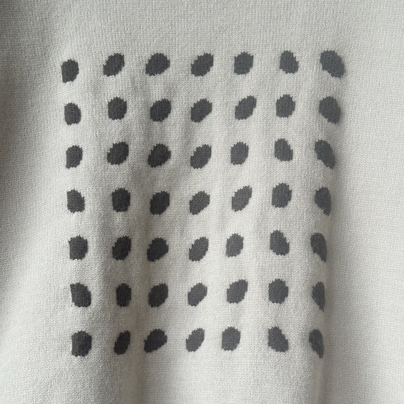 水玉柄 ニットセーター BPW-25501 [Bell Pony]