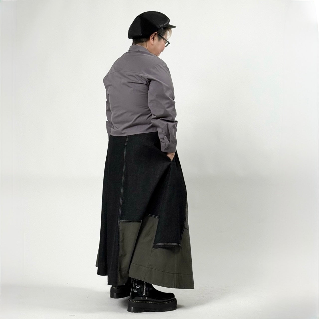 ステッチ刺繍 アートデザイン コットンシャツ BPS-26048 [Bell Pony]