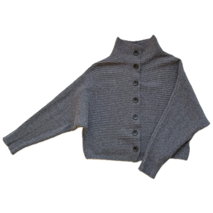 リブ編みニットカーディガン BPW-25651 [Bell Pony]