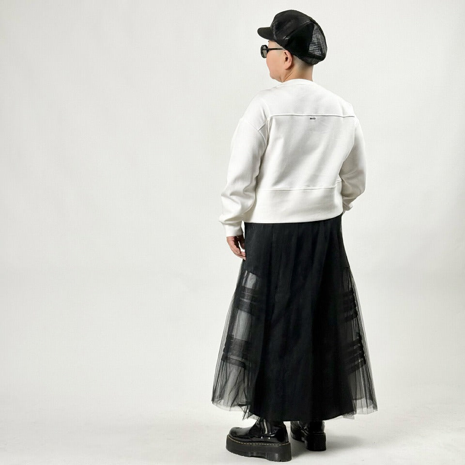 ジップ切り替えデザイン プルオーバー BPS-26092  [Bell Pony]