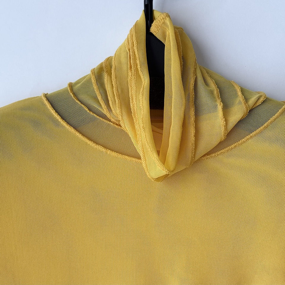 チュールメローデザイン ハイネック シアーインナー BPS-26217 [Bell Pony]