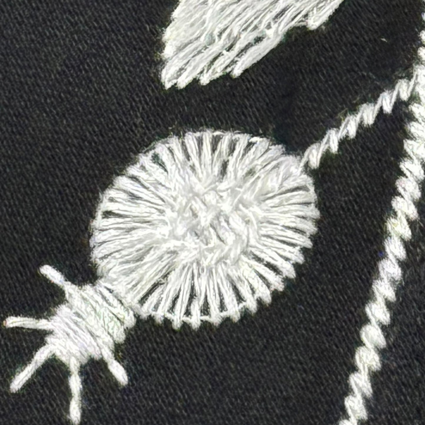 フラワー刺繍 アシンメトリーデザインシャツ BP-250201SC [Bell Pony]