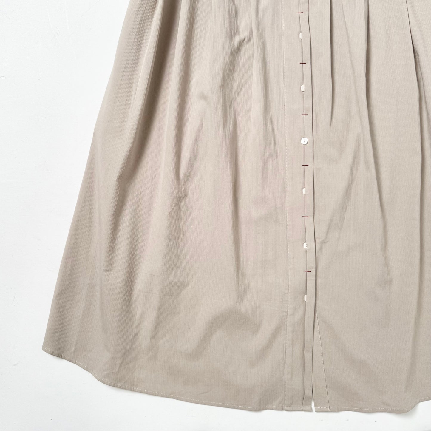 アシンメトリー切替デザイン シャツワンピース ロングシャツ 半袖 BP-250503SC [Bell Pony]