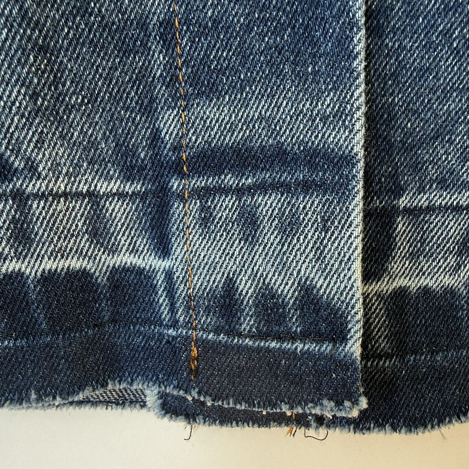 バイカラー異素材切替 ジャージ×デニムスカート BPS-26171 [Bell Pony]