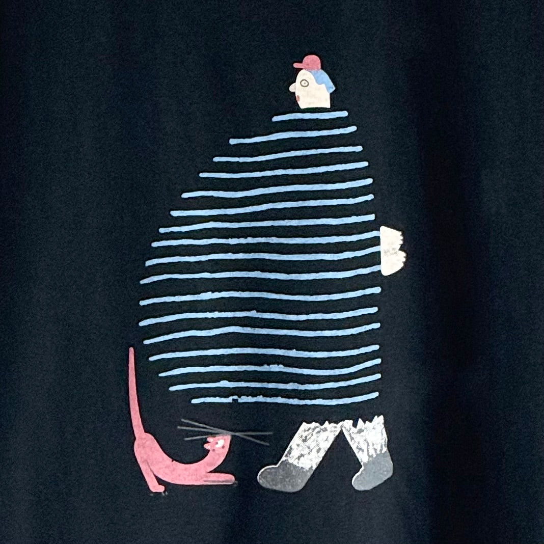 ユニークイラストプリント Tシャツ 半袖 BPS-25532 [Bell Pony]