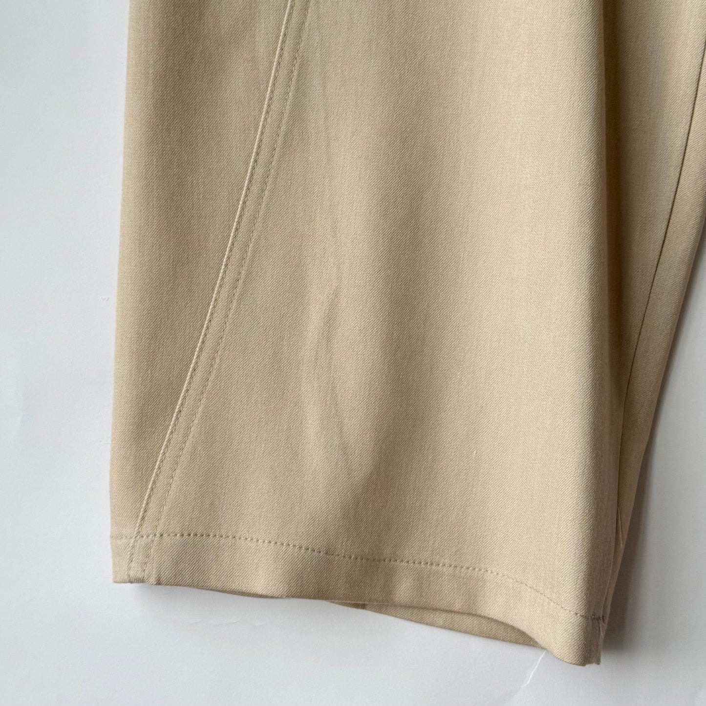 同色切り替え カーブデザイン ワイドパンツ BPA-25200 [Bell Pony]