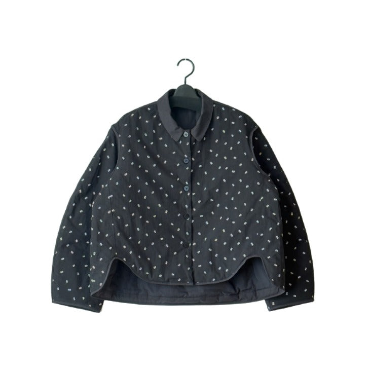 小花柄プリント キルティング シャツジャケットBPW-25510 [Bell Pony]