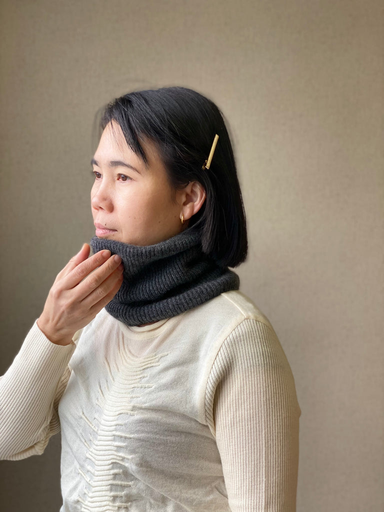 ３色】PURE CASHMERE NECK WARMER ピュアカシミヤ ネックウォーマー